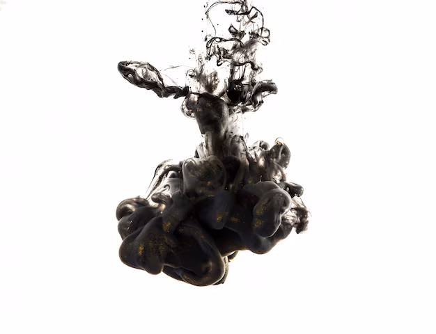 Abstract ink in water — editorial visual for anime review