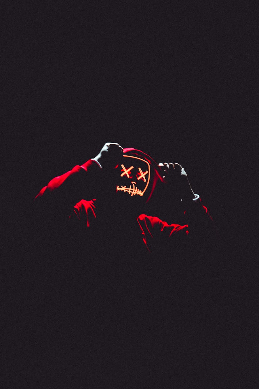 Dark atmospheric figure with neon glow — editorial visual for KyotoVibe anime portal